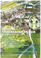 Plakat öffentliche Dorfführungen 2025
